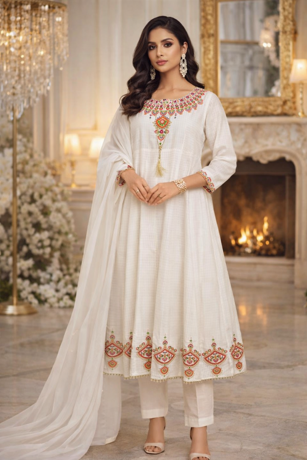 Royal White – Mascy Festive Collection...AS-WM-3P-001